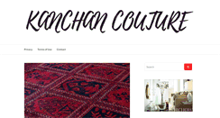 Desktop Screenshot of kanchancouture.com
